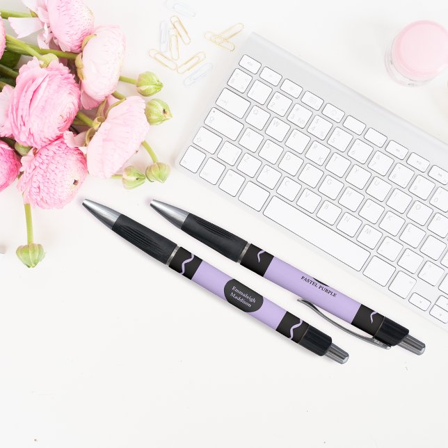 Purple Crayon Wrap Monogram Name (Créateur téléchargé)