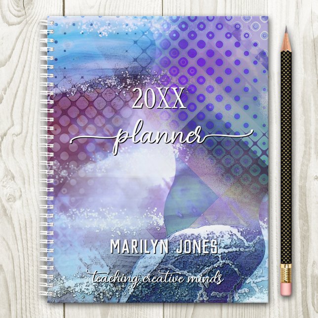 Purple Creative Teacher Art Planner (Creator Uploaded)