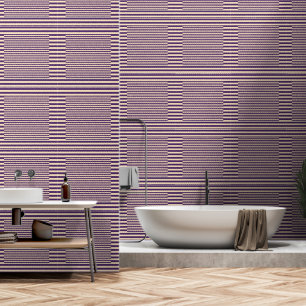 Purple Creme Block Repeat Wallpaper