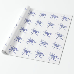 Purple Cricket Gift Wrapping Paper