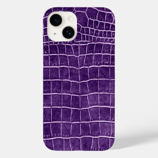 Purple Crocodile Case-Mate iPhone 14 Case