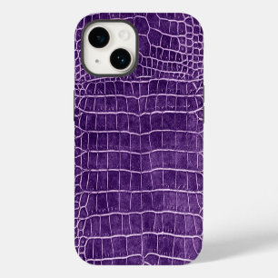 Purple Crocodile iPhone 14 Case