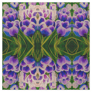 Purple Crocus Fabric