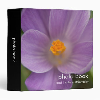 Purple Crocus PICT5930 Binder