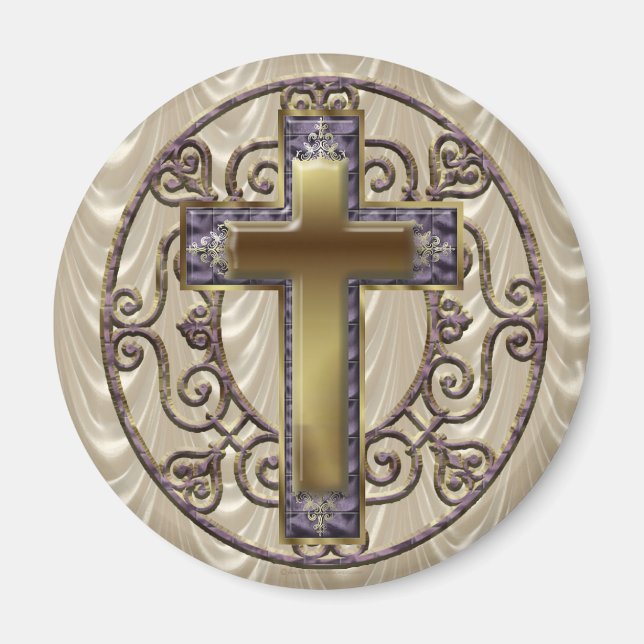 Purple Cross Magnets (Front)