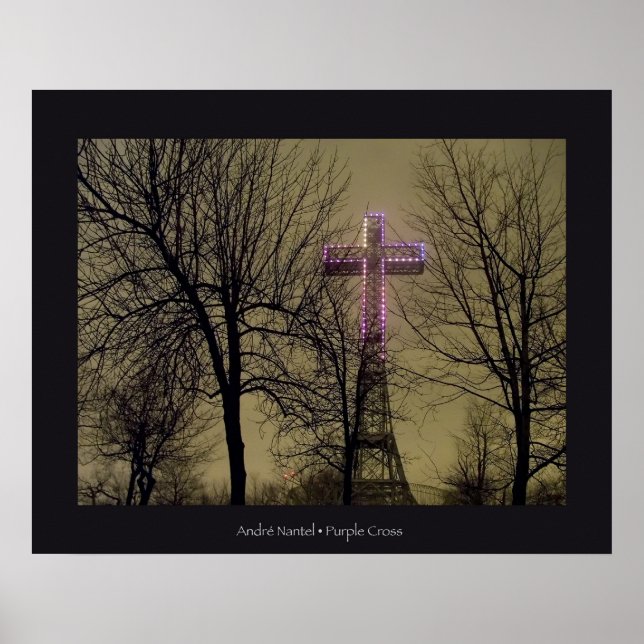 Purple Cross Poster (Front)