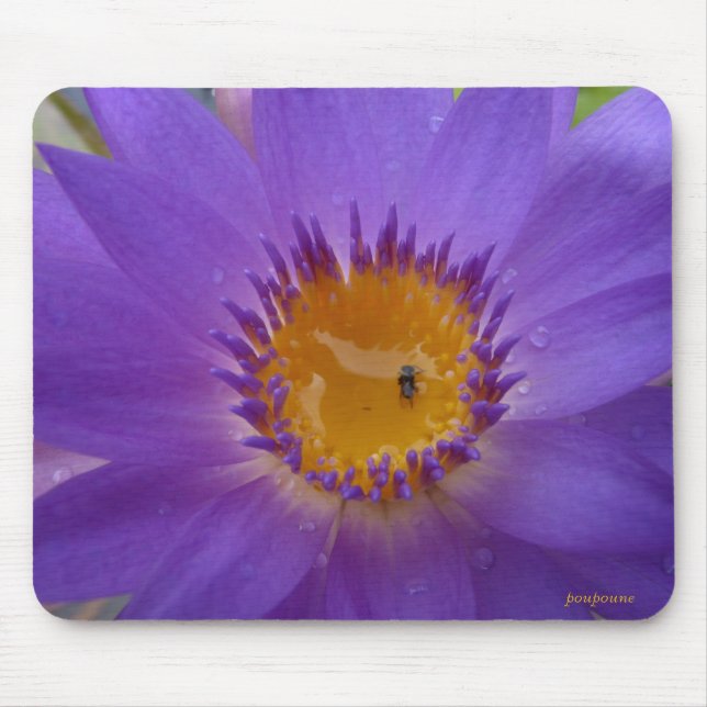 purple crown mouse pad (Front)