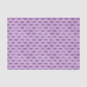 Purple Crown Vintage Collage Tissue Paper