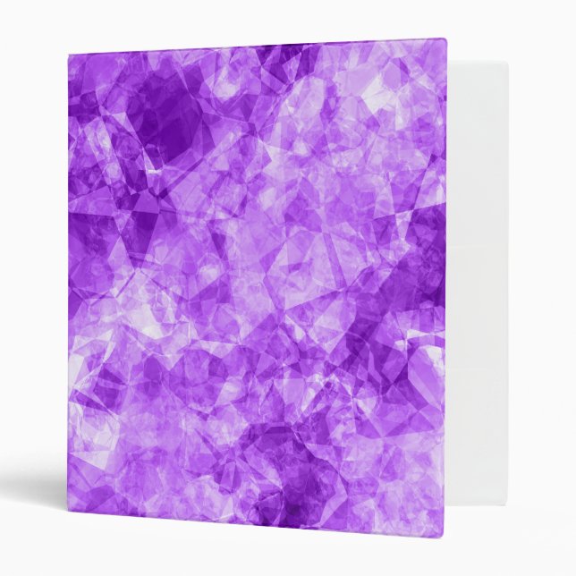 Purple Crumpled Texture Binder (Front/Inside)