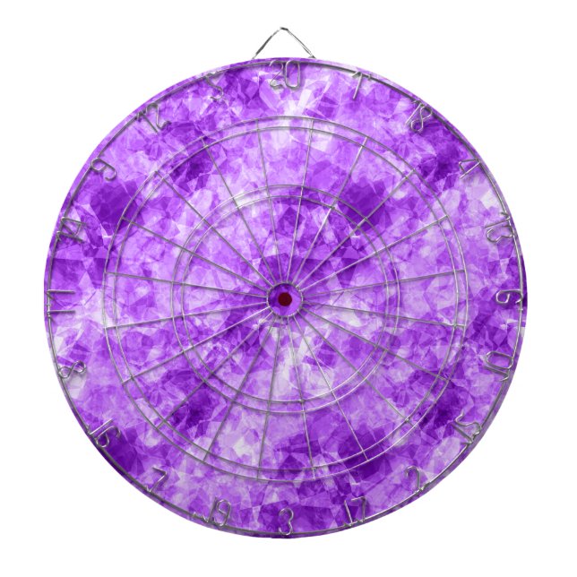 Purple Crumpled Texture Dartboard (Front)