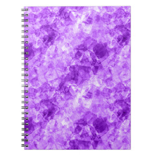 Purple Crumpled Texture Notebook