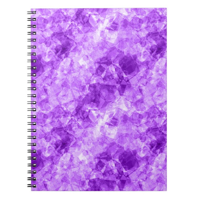 Purple Crumpled Texture Notebook (Front)