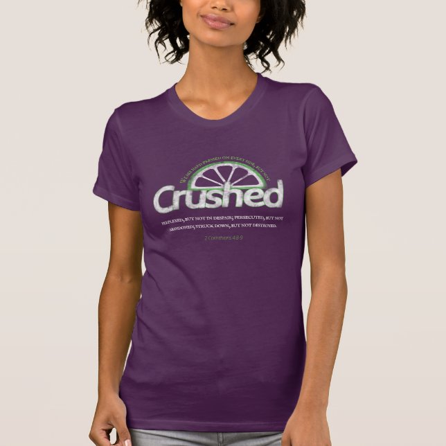 Purple Crushed T-Shirt (Front)