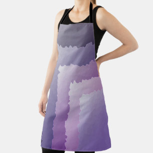 Purple crystals apron