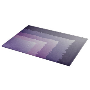 Purple crystals cutting board
