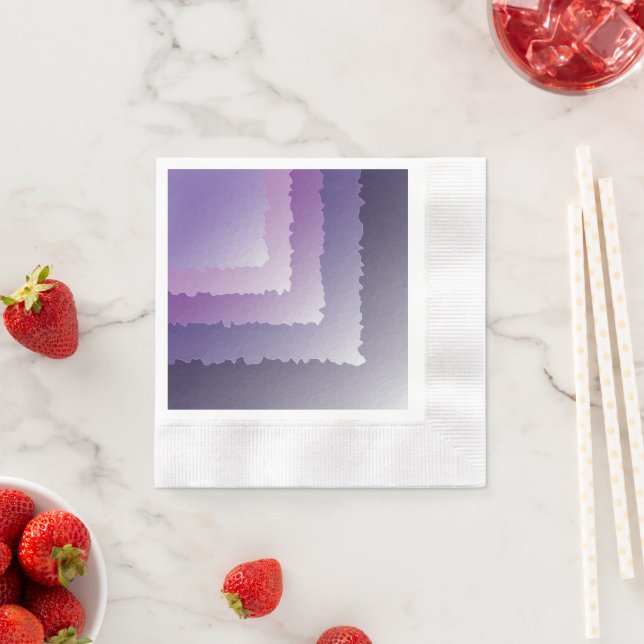 Purple crystals napkin (Insitu)