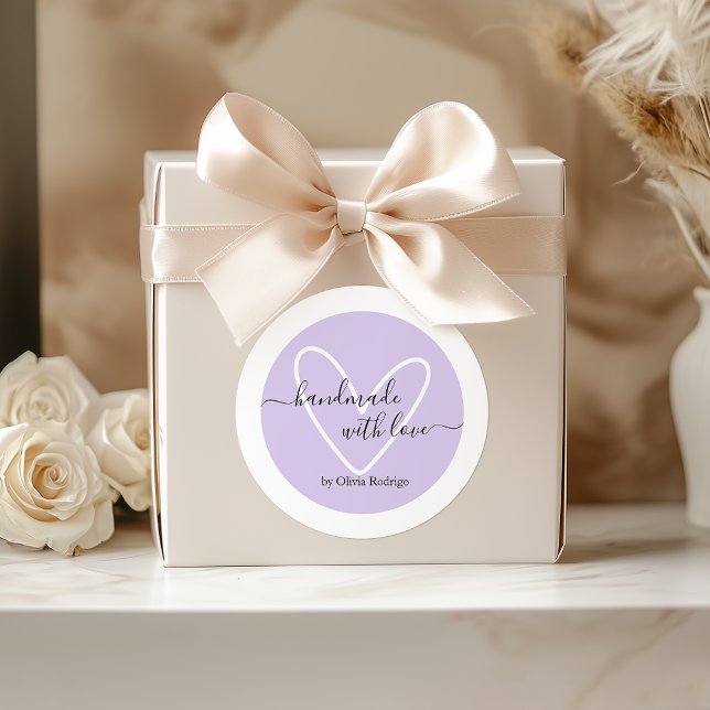 Purple Custom Thank You Sticker Packaging Label (Purple Custom Thank You Sticker Packaging Label)