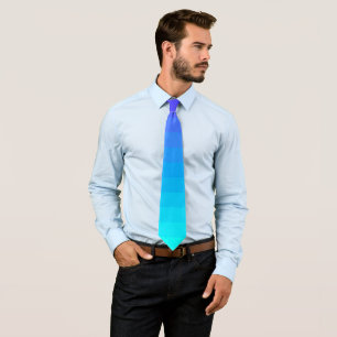 purple & cyan gradient lines stripes tie