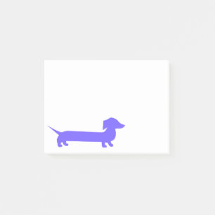 Purple Dachshund Cute Doxie Post-it Notes