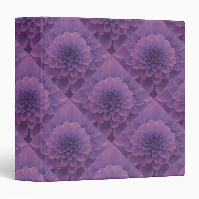 Purple Dahlia Binder (Front/Spine)