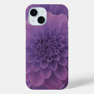 Purple Dahlia  iPhone 15 Case