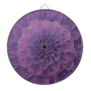 Purple Dahlia Dartboard