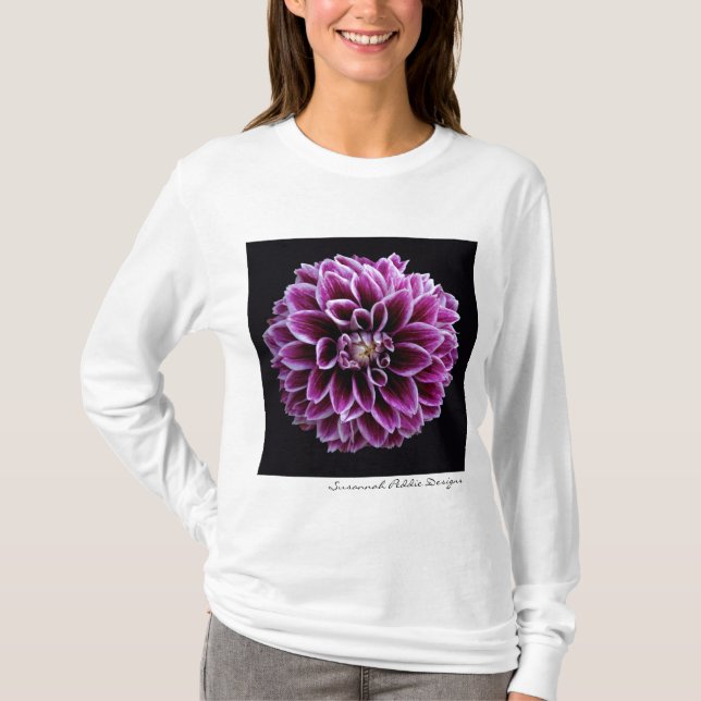 Purple Dahlia Shirt (Front)