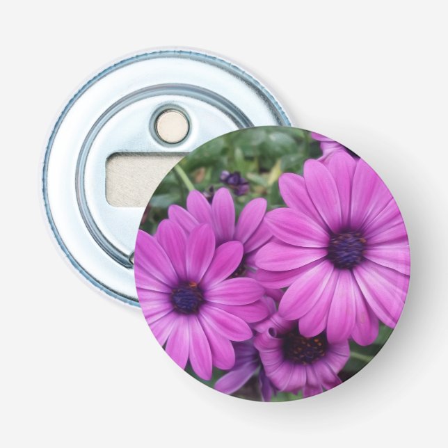 Purple daisies bottle opener (Front)