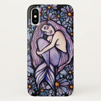 Purple Daisies Sleeping Mermaid                    Case-Mate iPhone Case