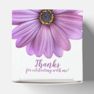 Purple Daisy 2" Party Favour Boxes