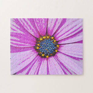 Purple Daisy Flower Art Puzzle