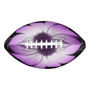 Purple Daisy Flower Football