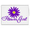 Purple Daisy Flower Girl