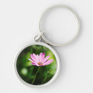 Purple Daisy Keychain