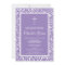 Purple Damask Cross Girl Baptism Christening