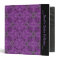 Purple Damask Sticker Binder