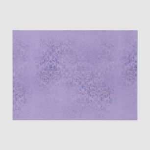 Purple Damask Tissue Paper