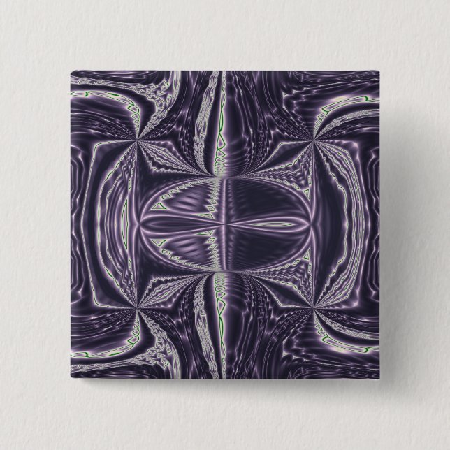 Purple Dance 2 Inch Square Button (Front)