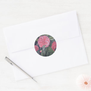 Purple Dawn Camellia Stickers