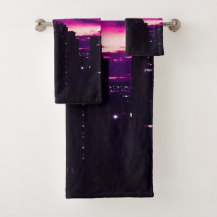 Purple Dawn NYC Skyline