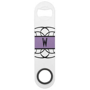 Purple Deco Flourish Bottle Opener Speed Bottle Opener