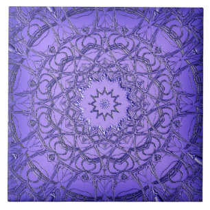 Purple Decorative Ceramic Tile