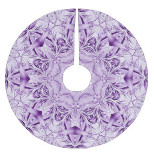 Purple Decorative Christmas Holiday Tree Skirt