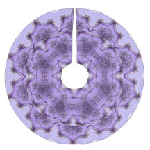Purple Decorative Christmas Tree Skirt