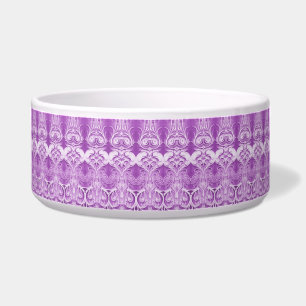 Purple Decorative Pet Bowl