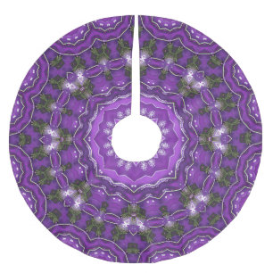 Purple Decorative Tree Skirt