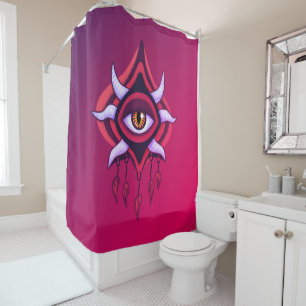 Purple Demon Eye - Gothic Occult Art