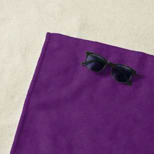 Purple Denim Texture, Beach Towel