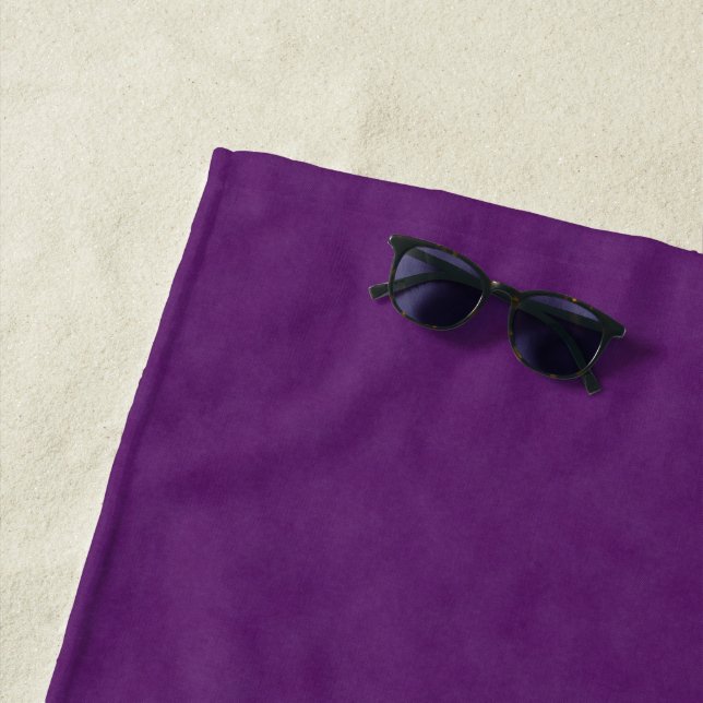 Purple Denim Texture,   Beach Towel (In Situ)