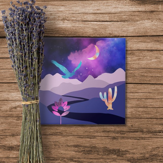 Purple Desert Mountains Tile (Creator Uploaded)